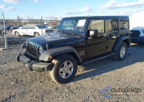 2015 Jeep Wrangler Unlimited Sport из США, поврежденный, VIN 1C4BJWDG4FL519432
